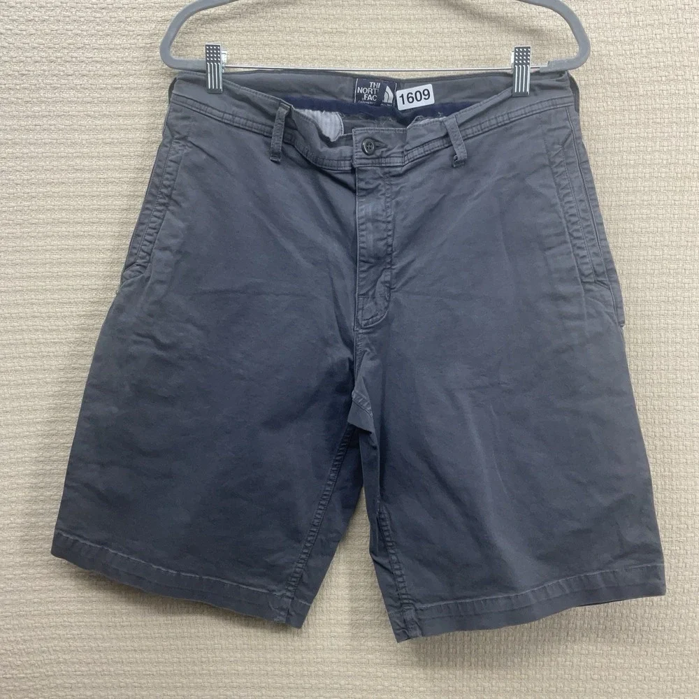Vintage The North Face Chino Shorts Men's 34Long Gray Outdoor Hiking Pockets Y2K